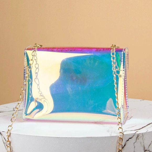 Cute holographic purse. NWOT. - Picture 5 of 5